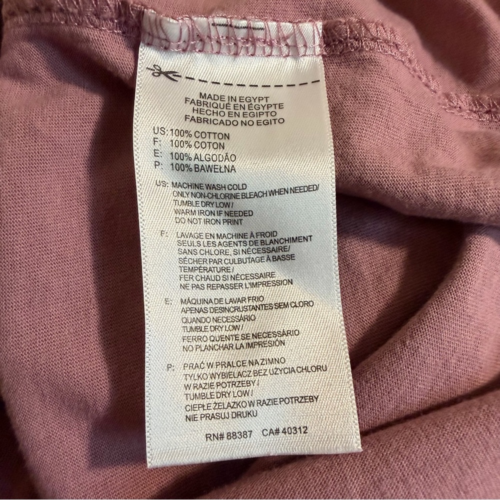 Adidas Women’s Pink/Mauve Logo Tee Size M Golf Athletic T-Shirt Casual Sporty - Picture 7 of 7